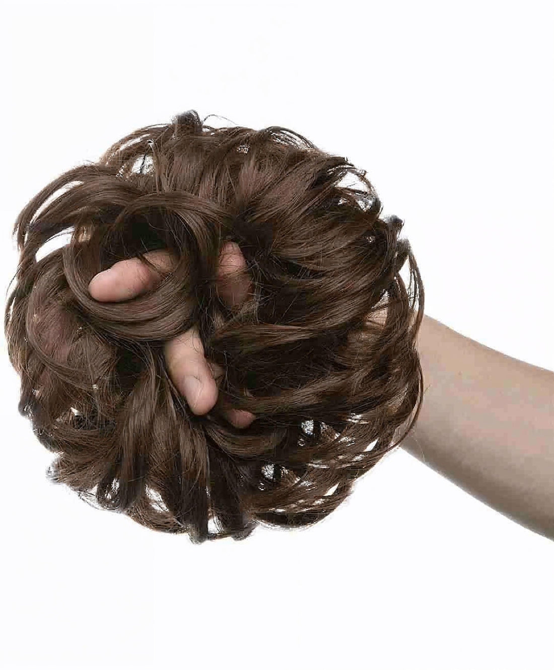 Messy Bun Hair Scrunchie Extension | Curly Synthetic Hair Bun