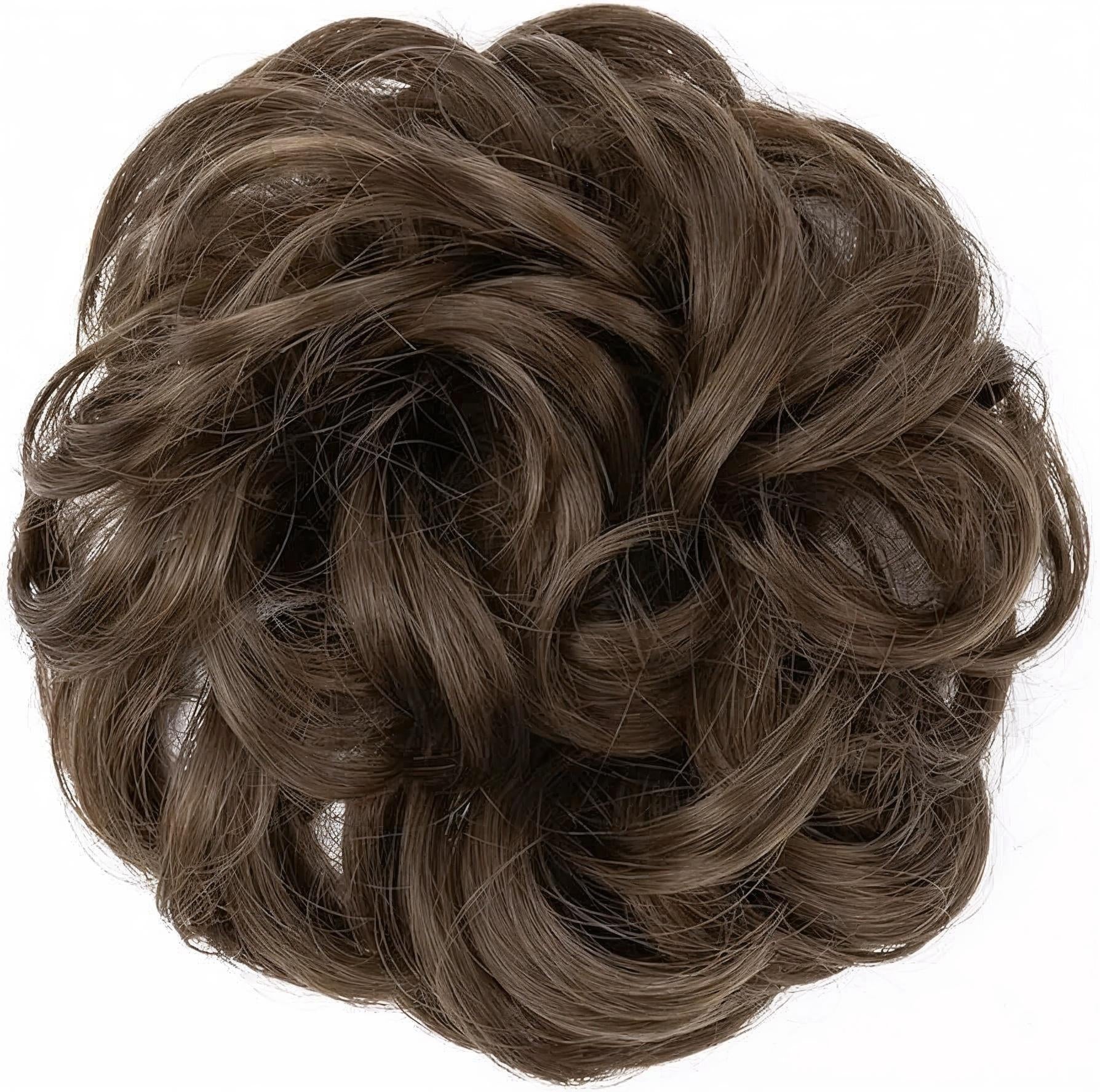 Messy Bun Hair Scrunchie Extension | Curly Synthetic Hair Bun