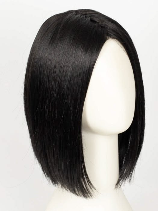 Natural Brown Straight Bob Wig for Women | Middle Part Synthetic Wig