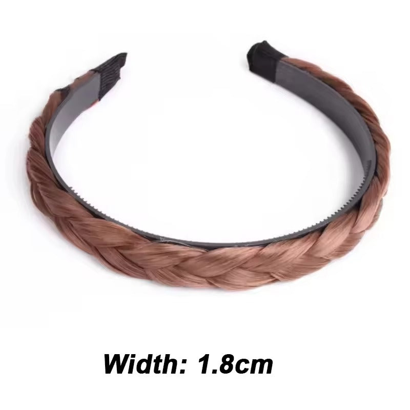 Braided Hair Headband – Stylish Synthetic Hair Braid Headband