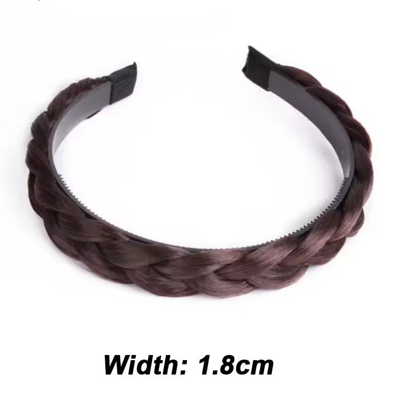 Braided Hair Headband – Stylish Synthetic Hair Braid Headband