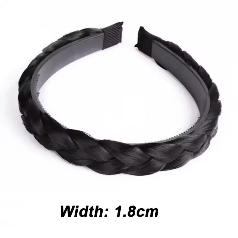 Braided Hair Headband – Stylish Synthetic Hair Braid Headband